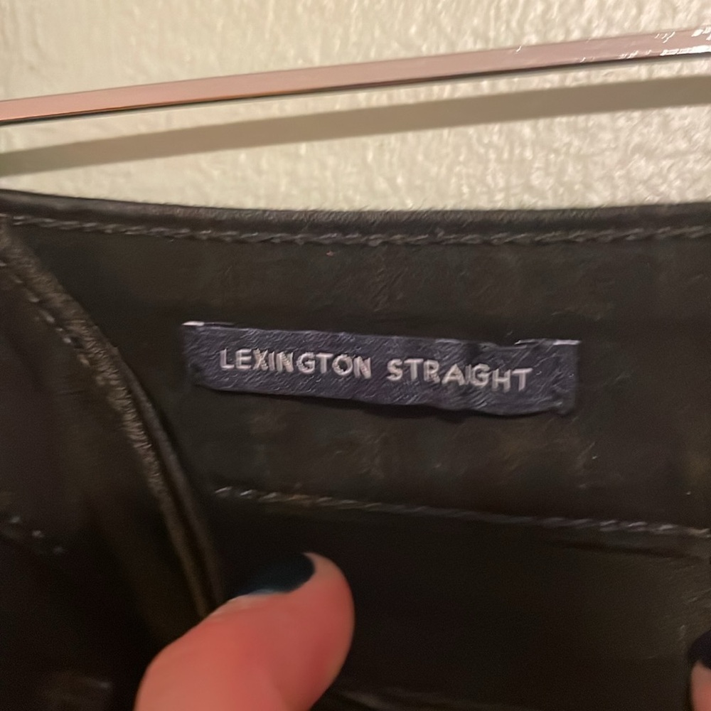 Charter Club Black Lexington Straight Size 8 - Picture 2 of 4